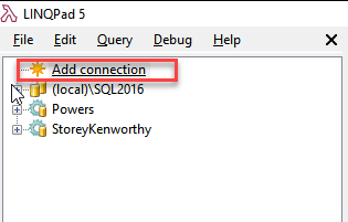 Add Entity Framework Connection